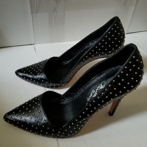 Alice + Olivia Studded Black Pumps
